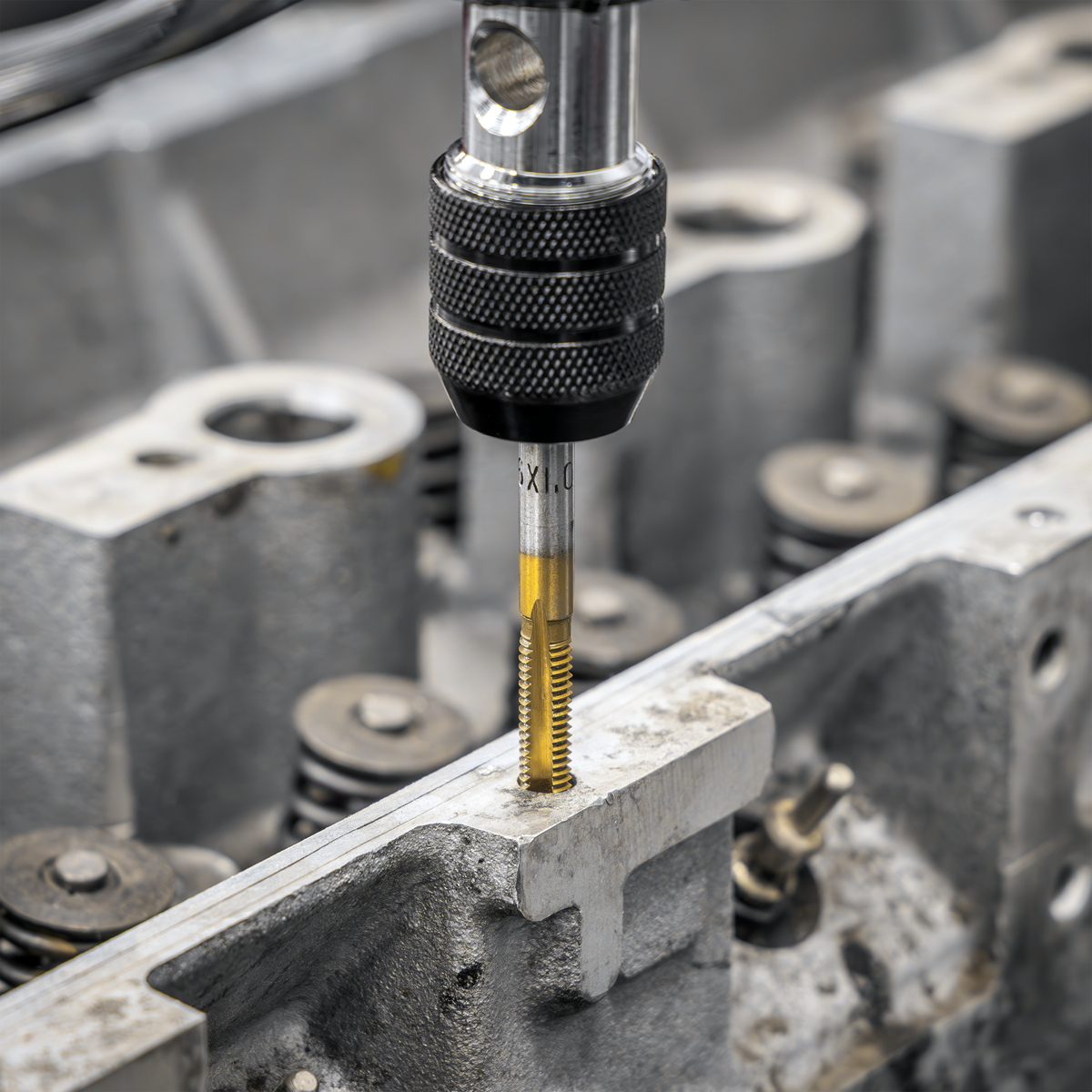 Premier Metric & Imperial Titanium Coated Hexagonal Tap & Di