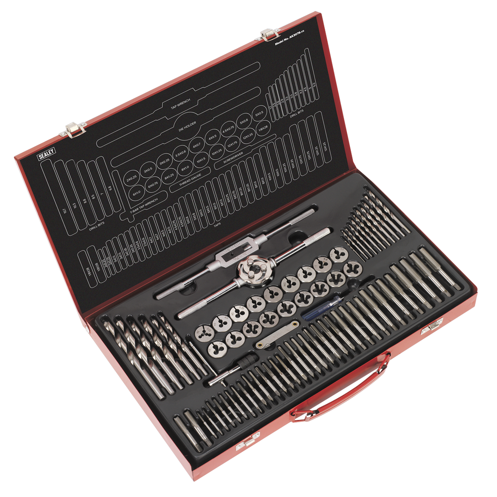 Metric Tap & Die Set Split Dies 76pc