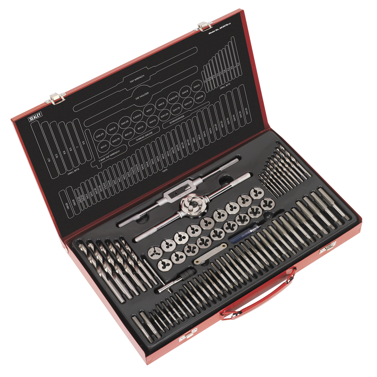 Metric Tap & Die Set Split Dies 76pc