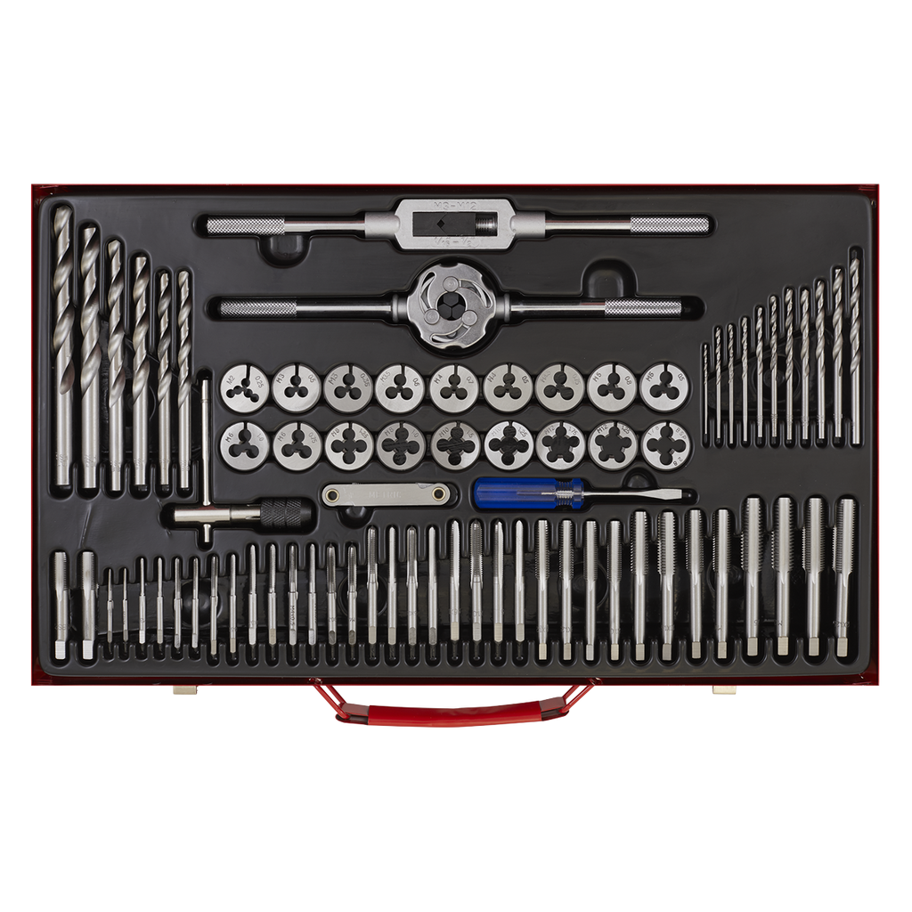 Metric Tap & Die Set Split Dies 76pc