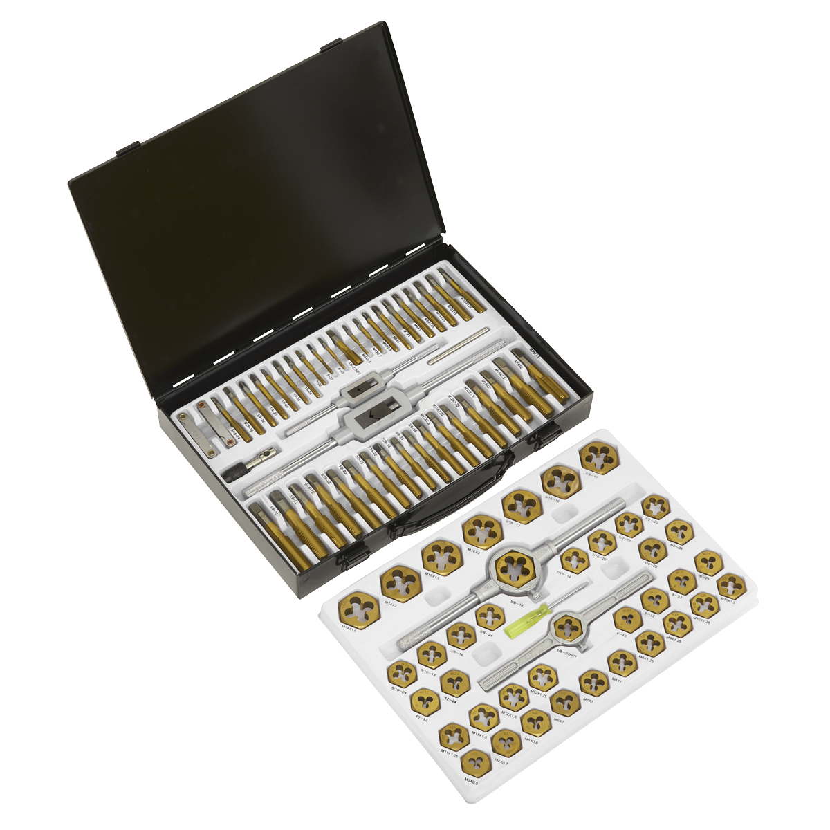 Metric & Imperial Hexagonal Tap & Die Set 86pc