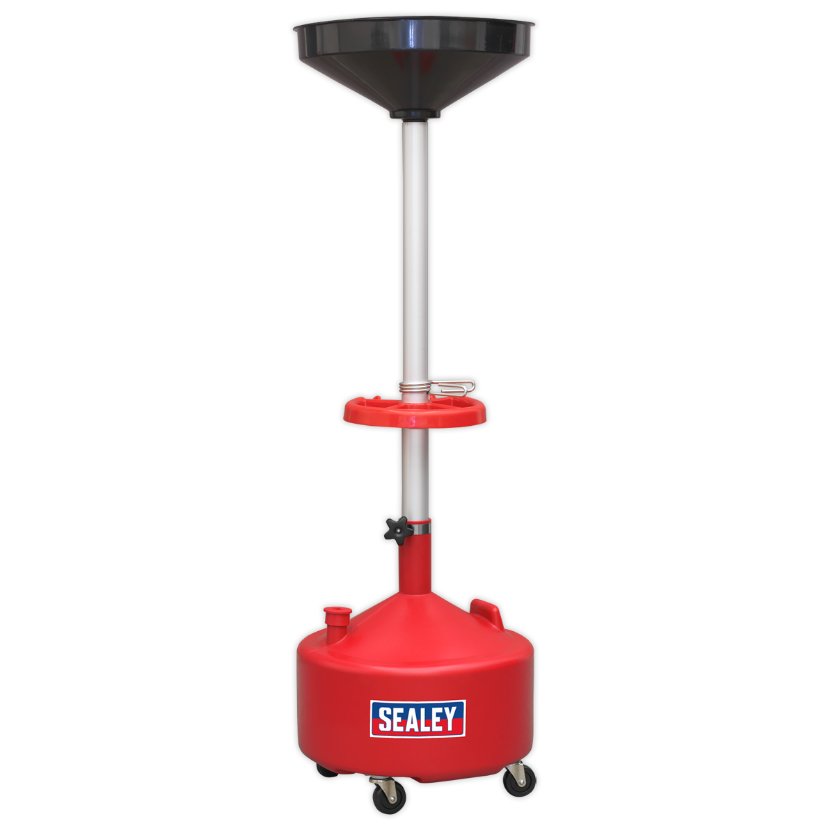 Sealey AK36D Mobile Oil Fluid Drainer 36 Litre Manual Discharge