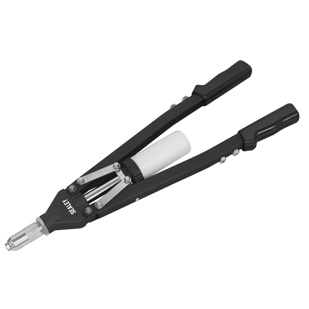Heavy-Duty Long-Arm Riveter with Collection Bowl