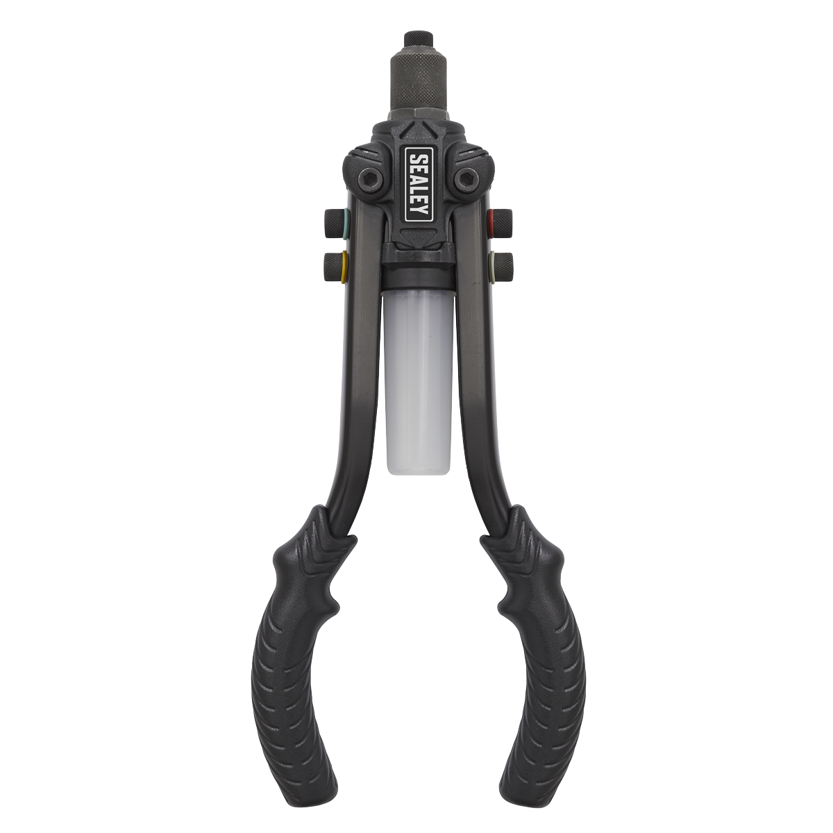 Heavy-Duty Compact Riveter with Collection Bowl