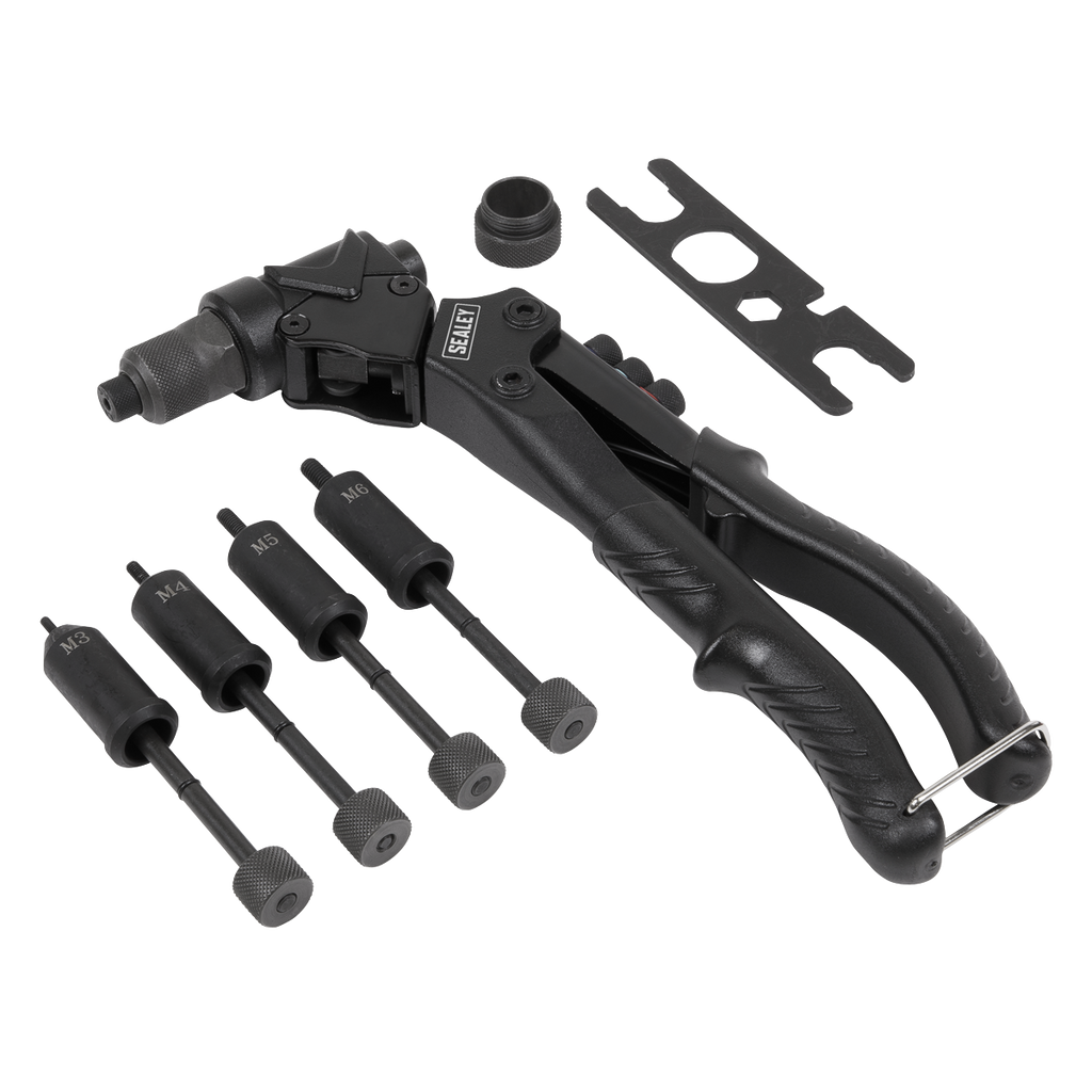 2-in-1 Riveter Swivel Head