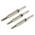 Self-Centring Chamfered Hinge Drill Set 3pc