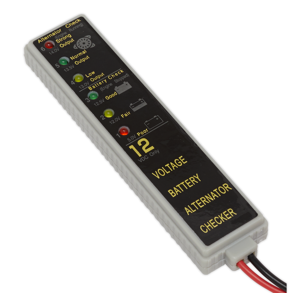 LED Battery & Alternator Tester 12V