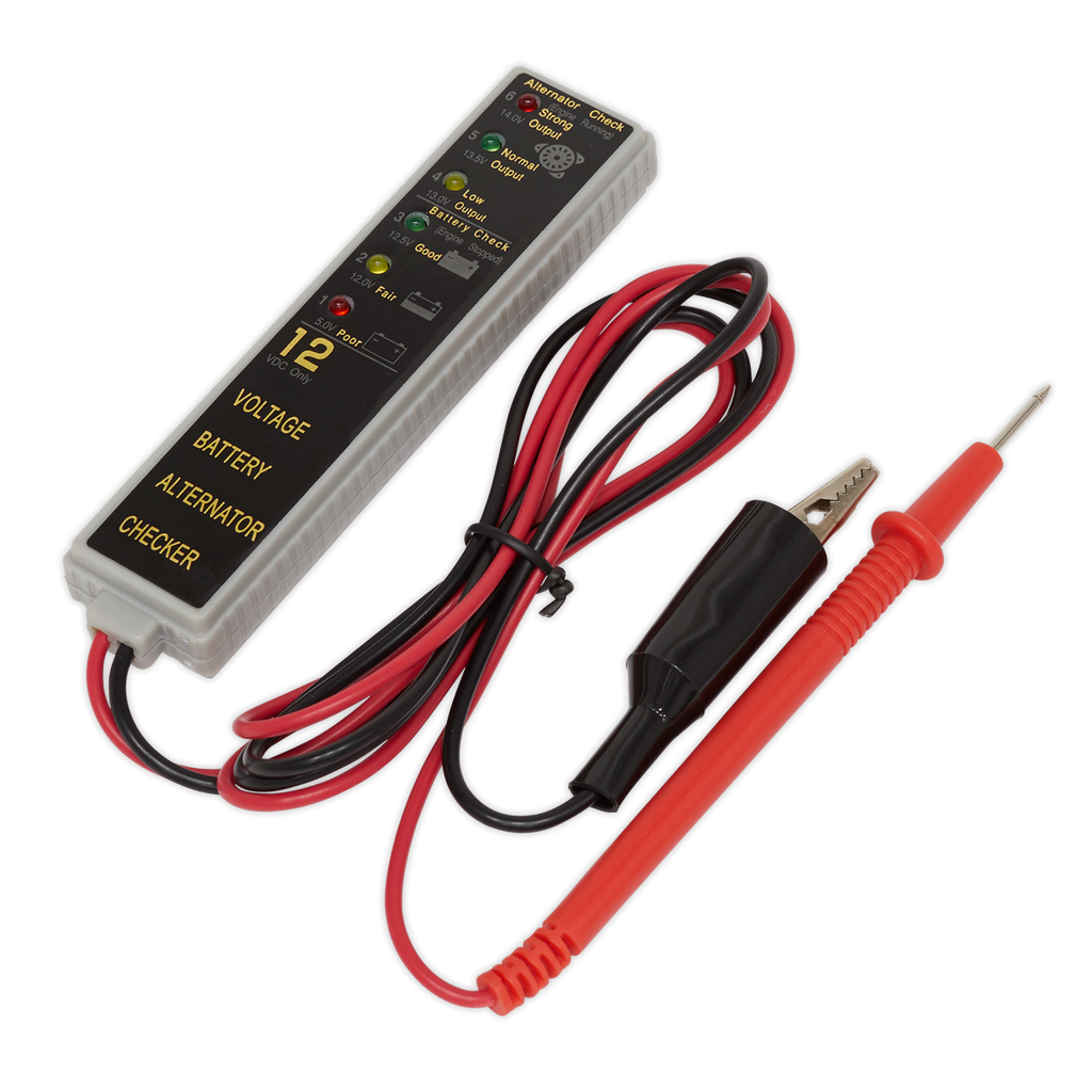 LED Battery & Alternator Tester 12V