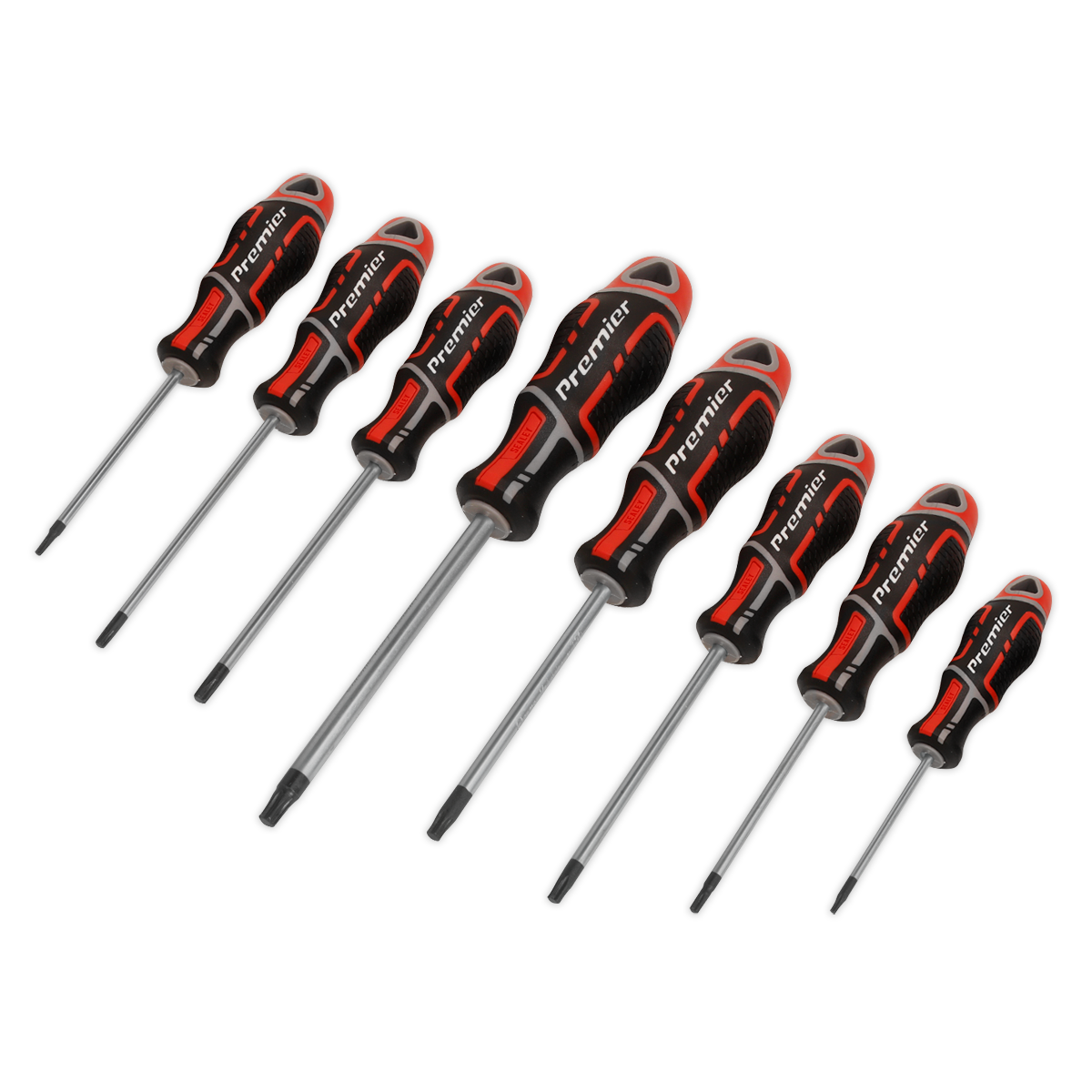 Premier GripMAX® Security TRX-Star* Screwdriver Set 8pc - Red