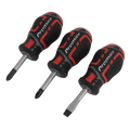 Premier GripMAX® Stubby Screwdriver Set 3pc