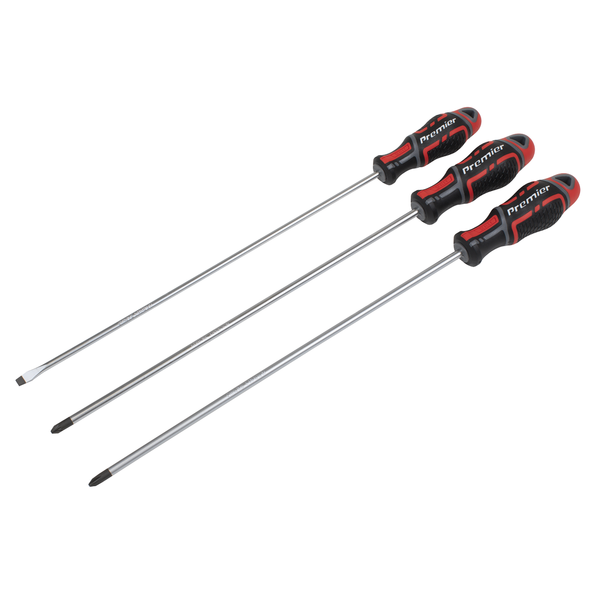 Premier GripMAX® Extra-Long Screwdriver Set 3pc