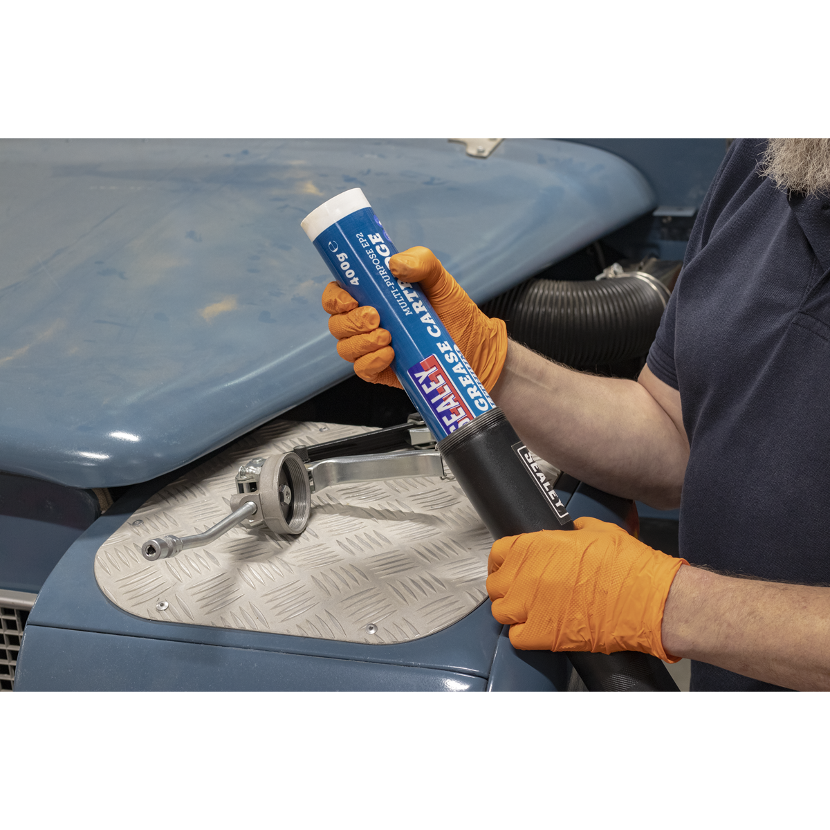 Heavy-Duty 3-Way Fill Dual Piston Grease Gun (AK4402)