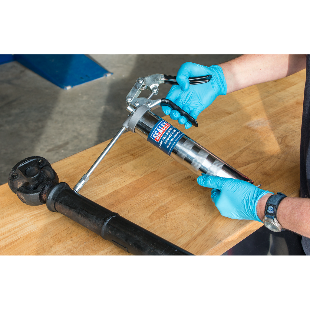 3-Way Fill Pistol Grip Grease Gun (AK446)