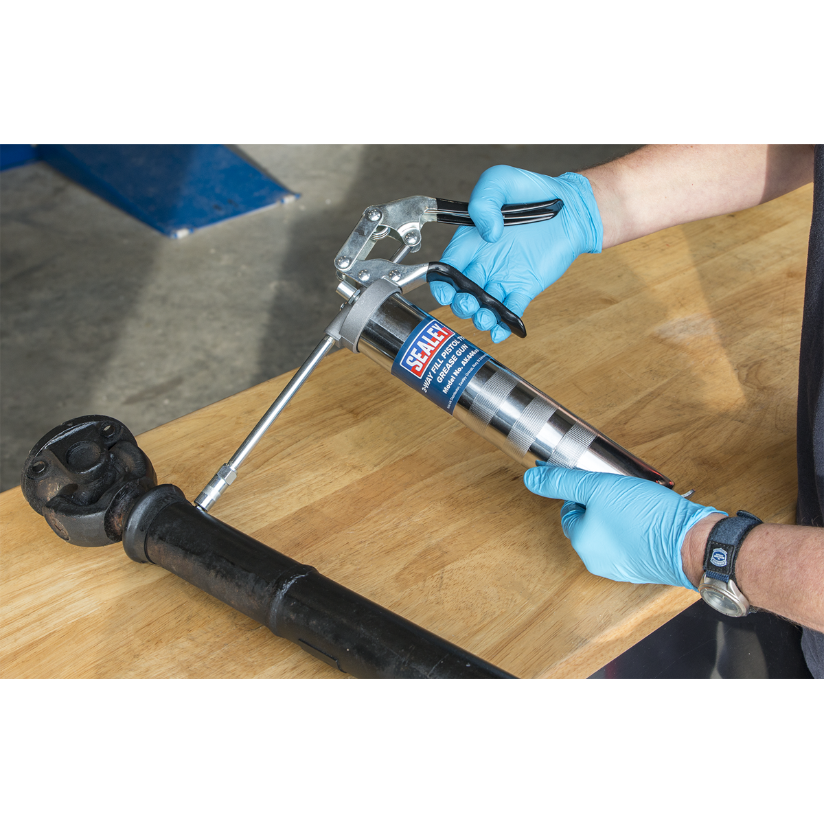 3-Way Fill Pistol Grip Grease Gun (AK446)