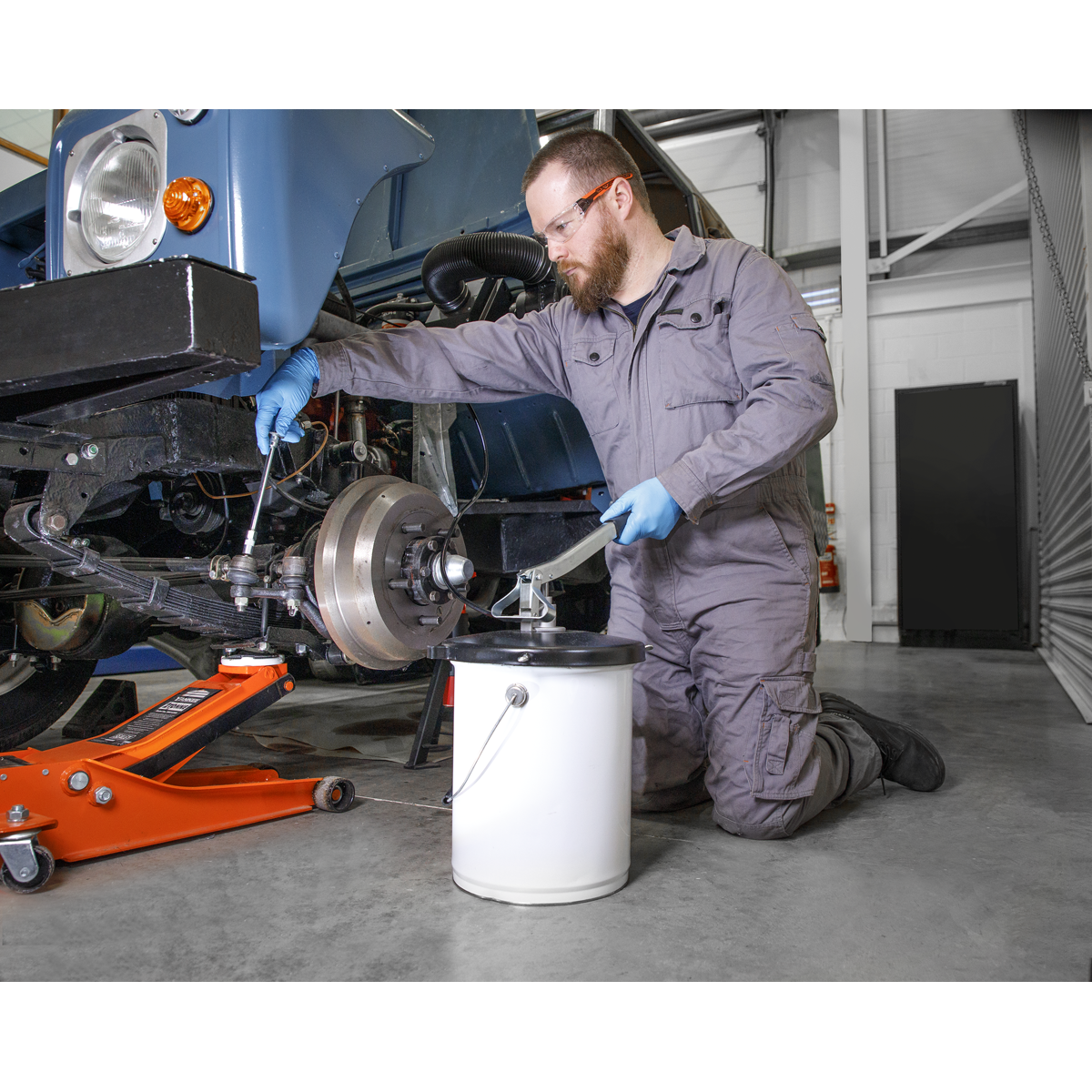 Extra-Heavy-Duty Grease Pump with Follower Plate, 12.5kg (AK455)