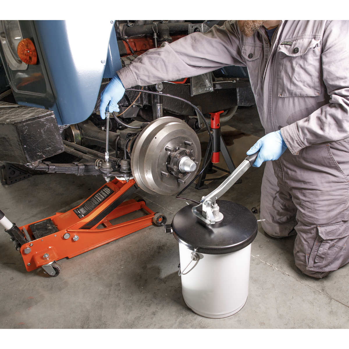 Extra-Heavy-Duty Grease Pump with Follower Plate, 12.5kg (AK455)