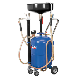 Air Discharge Mobile Oil Drainer with Probes 35L