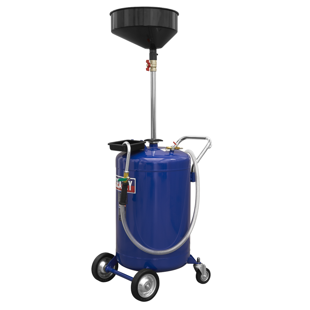 Air Discharge Mobile Oil Drainer 110L