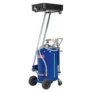 Cantilever Air Discharge Mobile Oil Drainer with Probes 80L