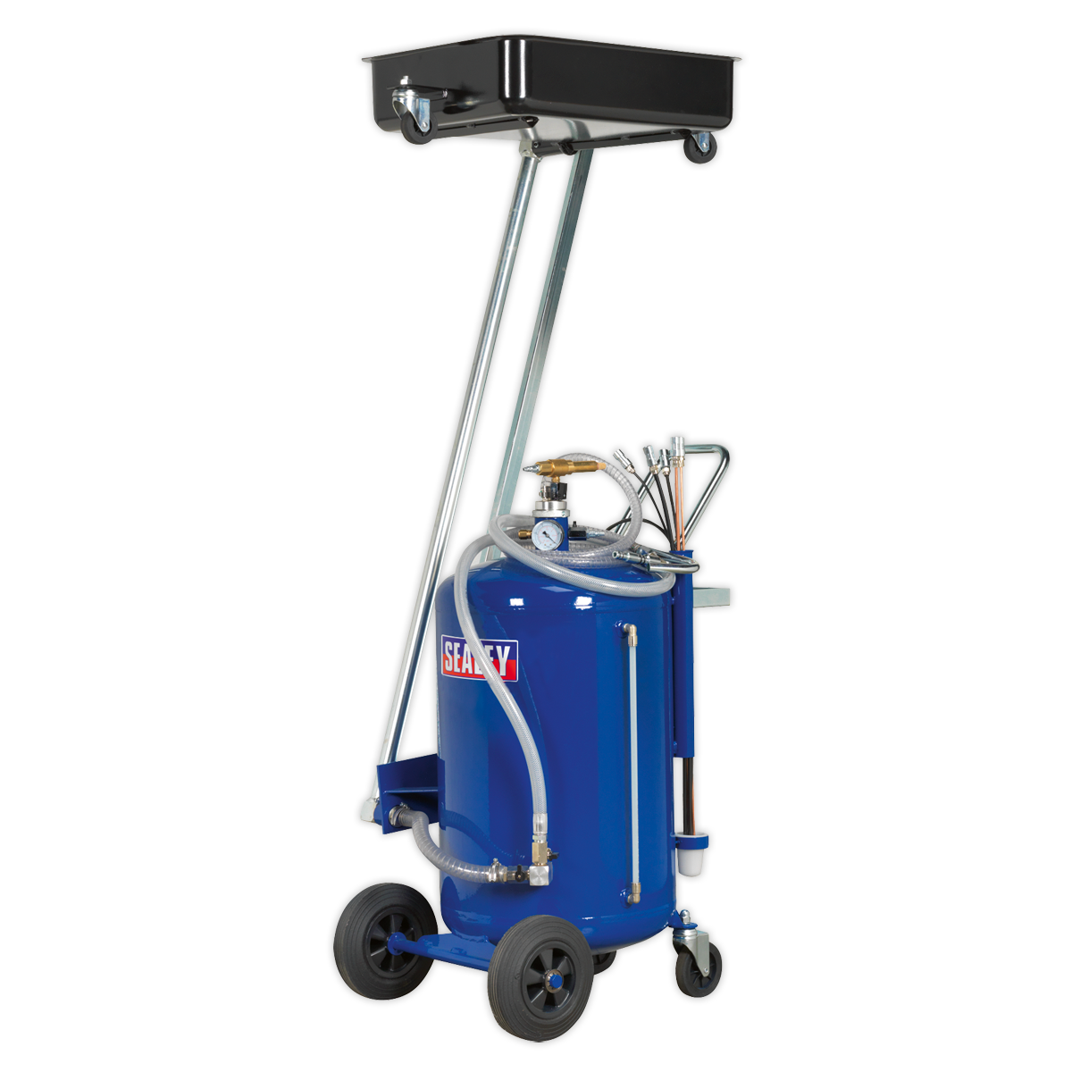 Cantilever Air Discharge Mobile Oil Drainer with Probes 80L
