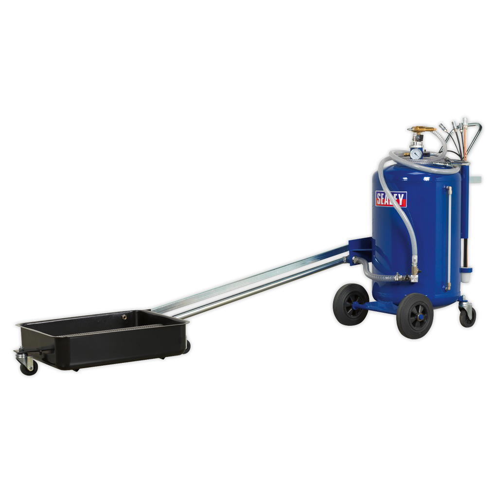 Cantilever Air Discharge Mobile Oil Drainer with Probes 80L