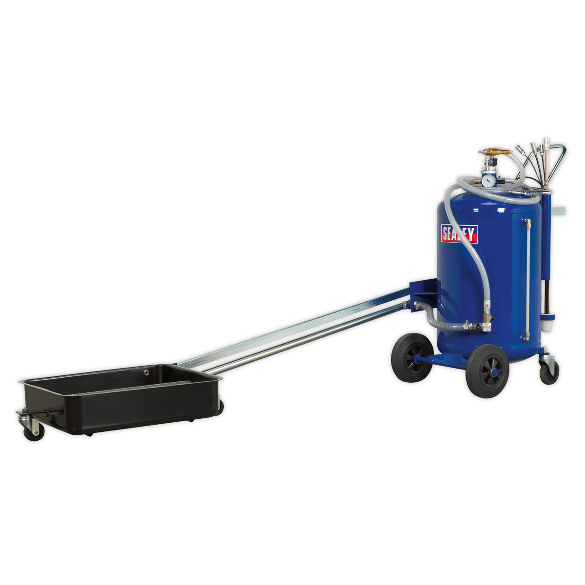 Cantilever Air Discharge Mobile Oil Drainer with Probes 80L