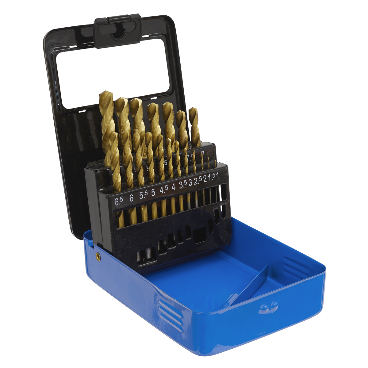 HSS Fully Ground Drill Bit Set 19pc - DIN 338