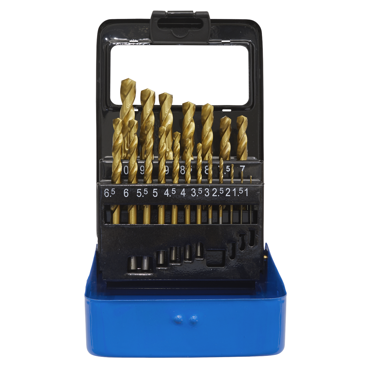 HSS Fully Ground Drill Bit Set 19pc - DIN 338