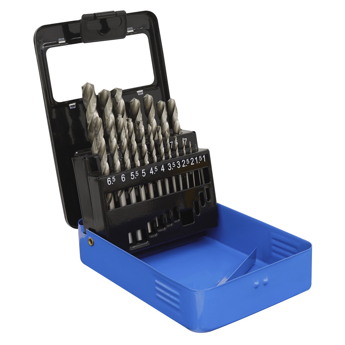 HSS Fully Ground Drill Bit Set 19pc