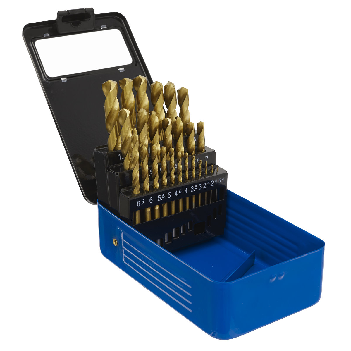 HSS Fully Ground Drill Bit Set 25pc - DIN 338