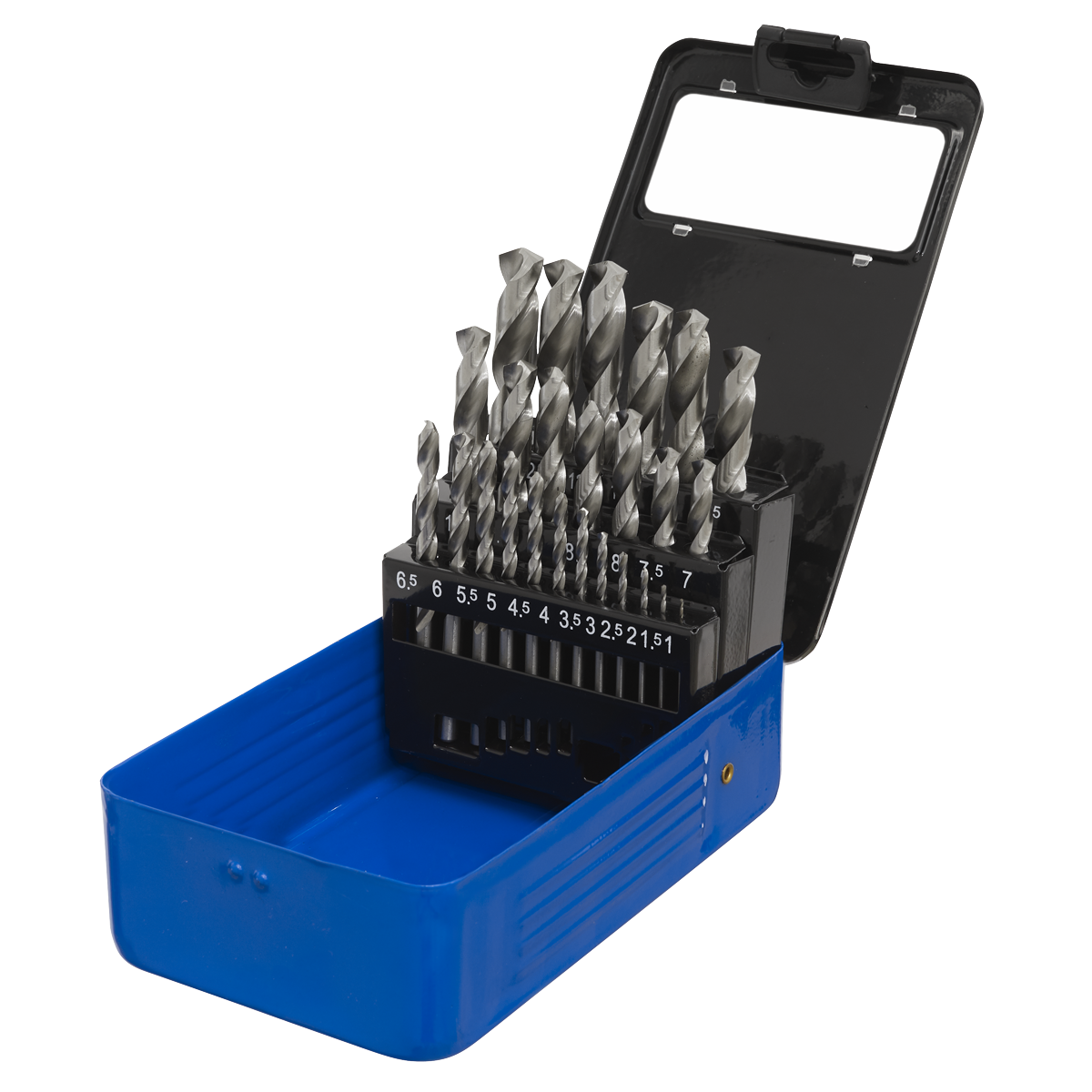 HSS Fully Ground Drill Bit Set 25pc