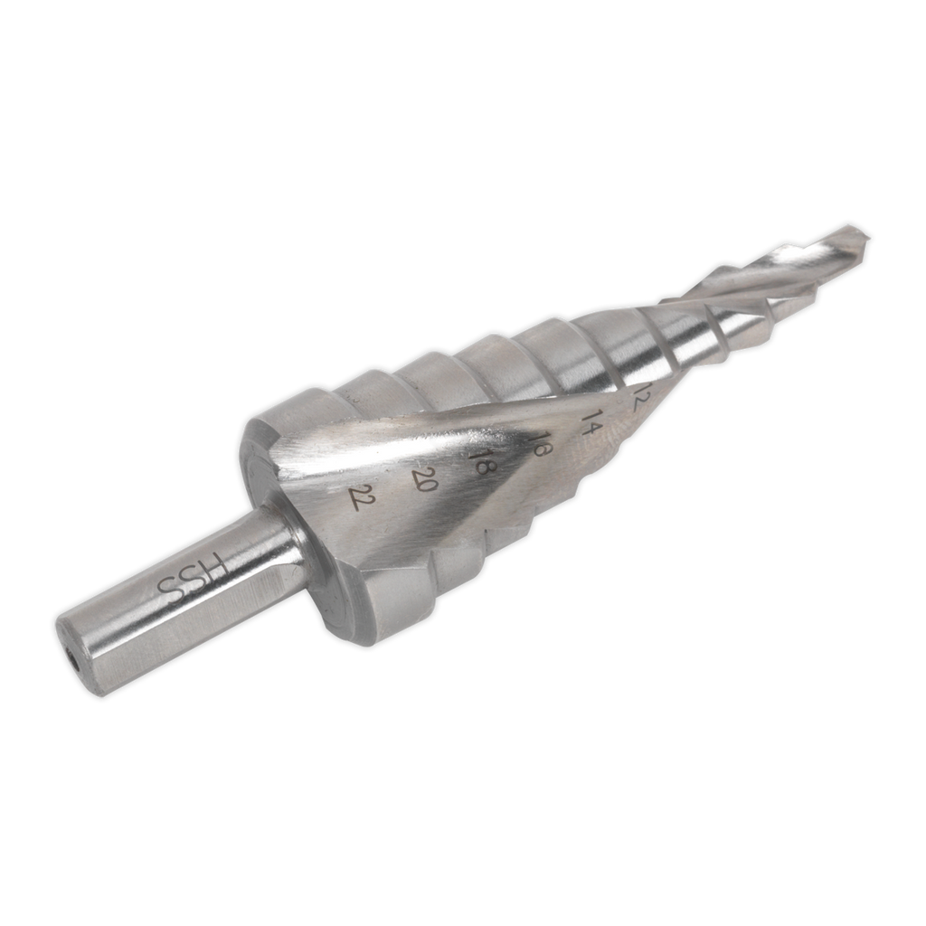 Double Spiral HSS 4341 Step Drill Bit 4-22mm