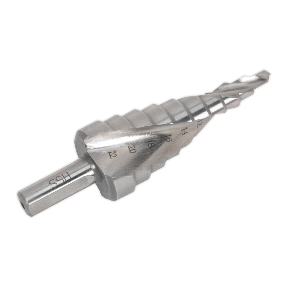 Double Spiral HSS 4341 Step Drill Bit 4-22mm
