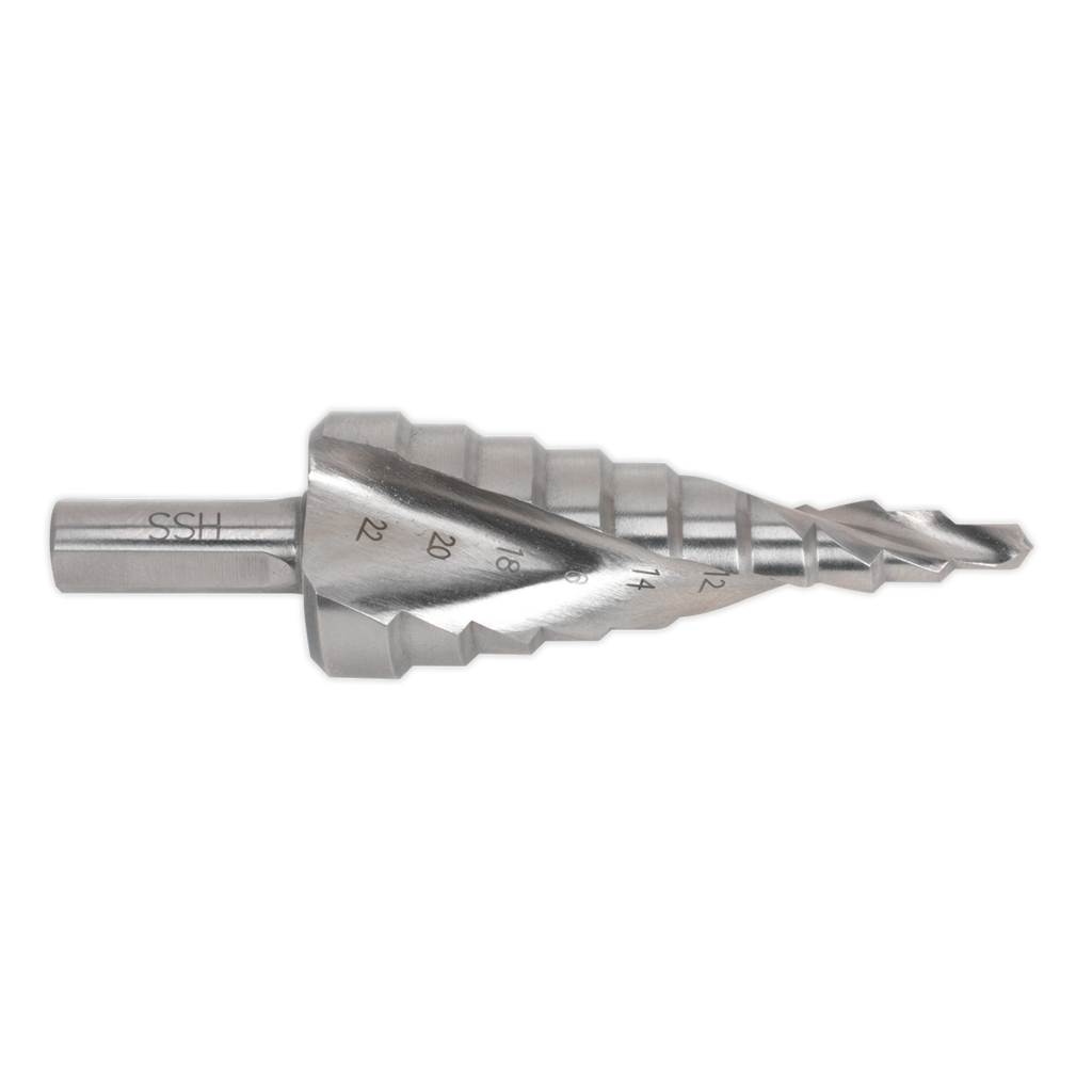 Double Spiral HSS 4341 Step Drill Bit 4-22mm