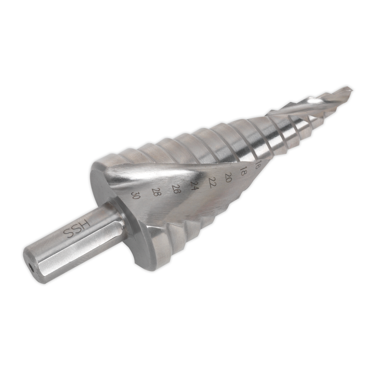 Spiral Flute HSS 4341 Step Drill Bit 4-30mm