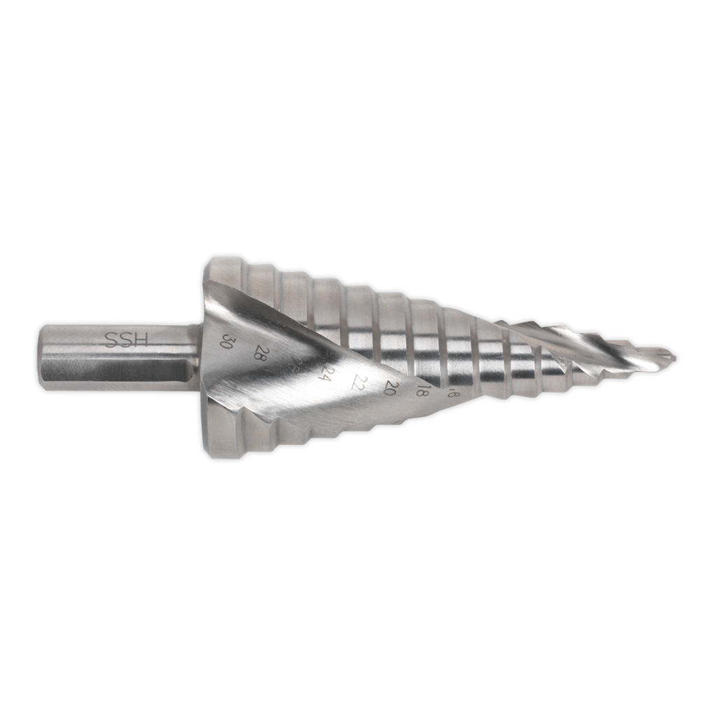 Spiral Flute HSS 4341 Step Drill Bit 4-30mm
