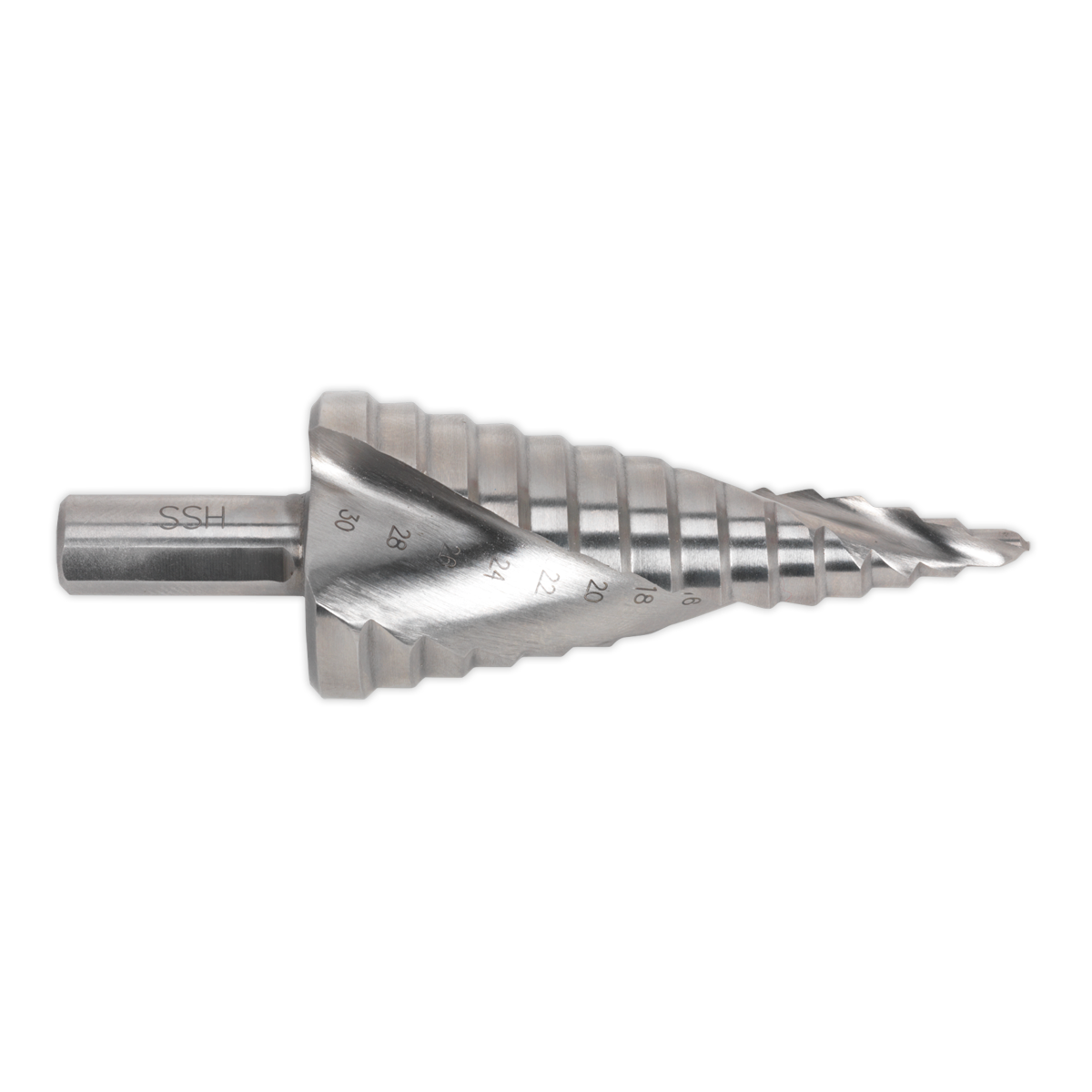 Spiral Flute HSS 4341 Step Drill Bit 4-30mm