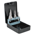 Spiral Flute HSS 4341 Step Drill Bit Set 3pc