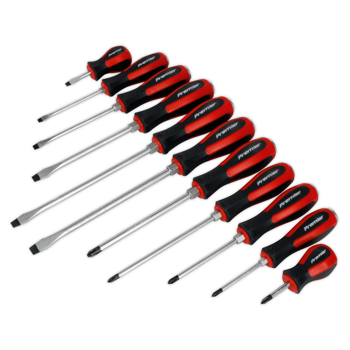 Premier Hammer-Thru Screwdriver Set 11pc