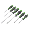 Premier Hammer-Thru Screwdriver Set 6pc - Hi-Vis Green