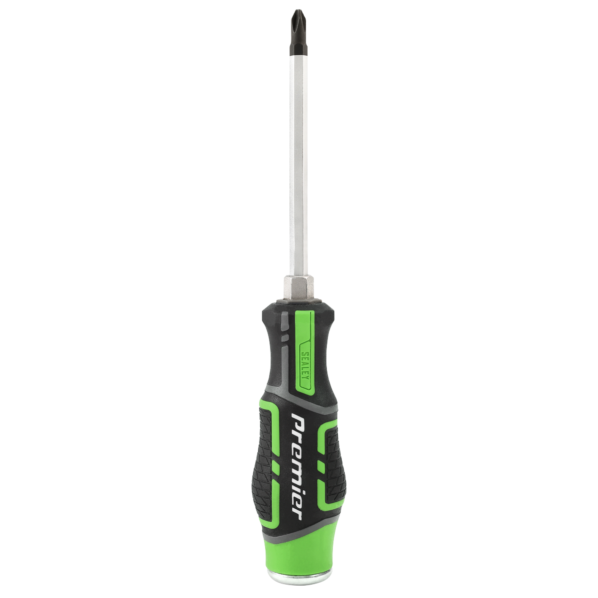 Premier Hammer-Thru Screwdriver Set 6pc - Hi-Vis Green