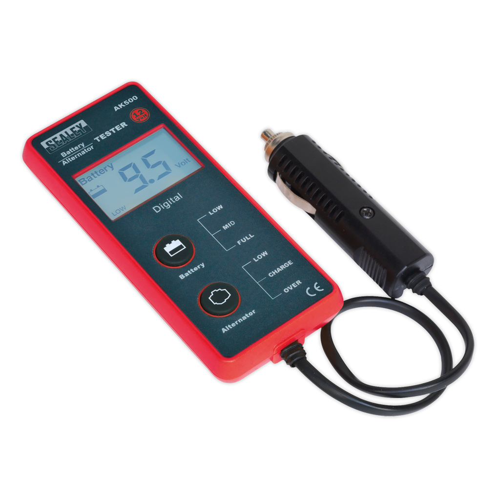 Battery & Alternator Tester with LCD Screen 12V