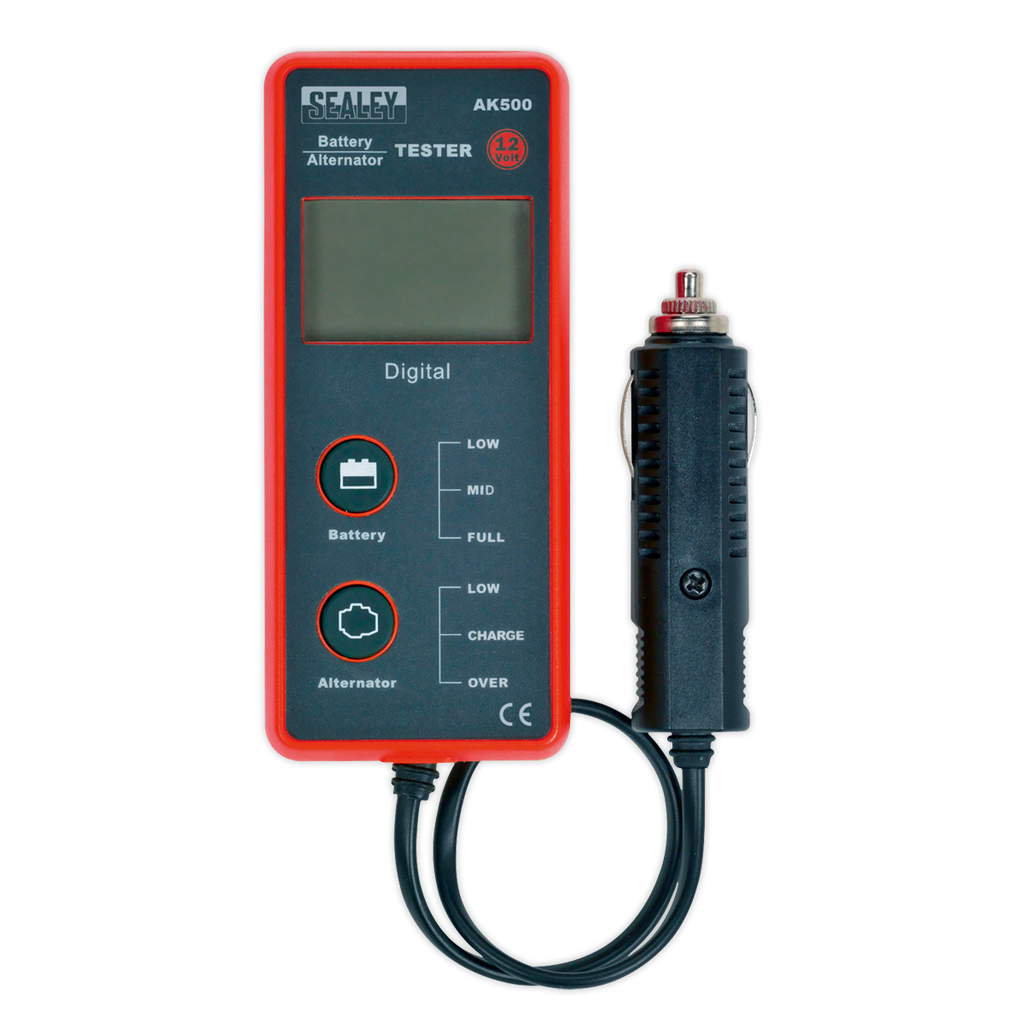 Battery & Alternator Tester with LCD Screen 12V