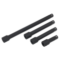 Premier Impact Extension Bar Set 1/2"Sq Drive 4pc