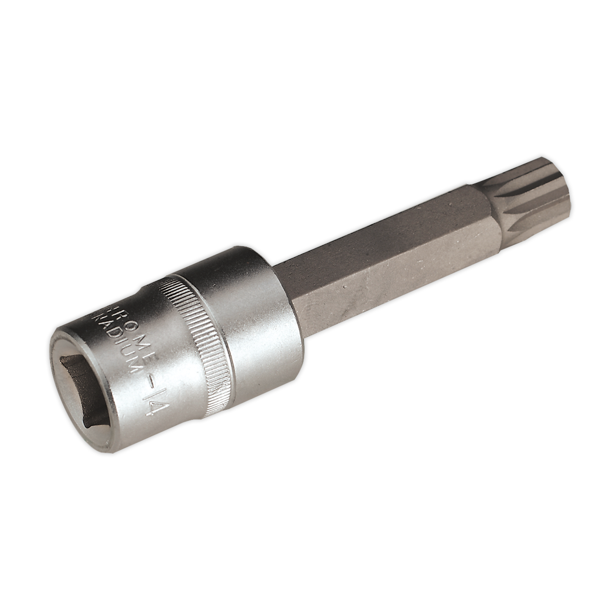 Premier Spline Socket Bit 1/2"Sq Drive M14 x 100mm
