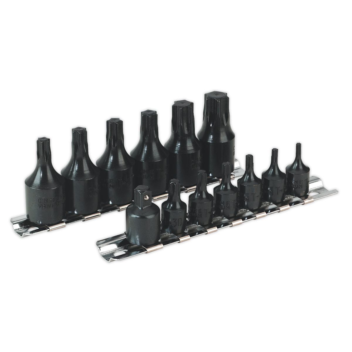 Premier TRX-Star* Socket Bit Set 1/4" & 3/8"Sq Drive 13pc