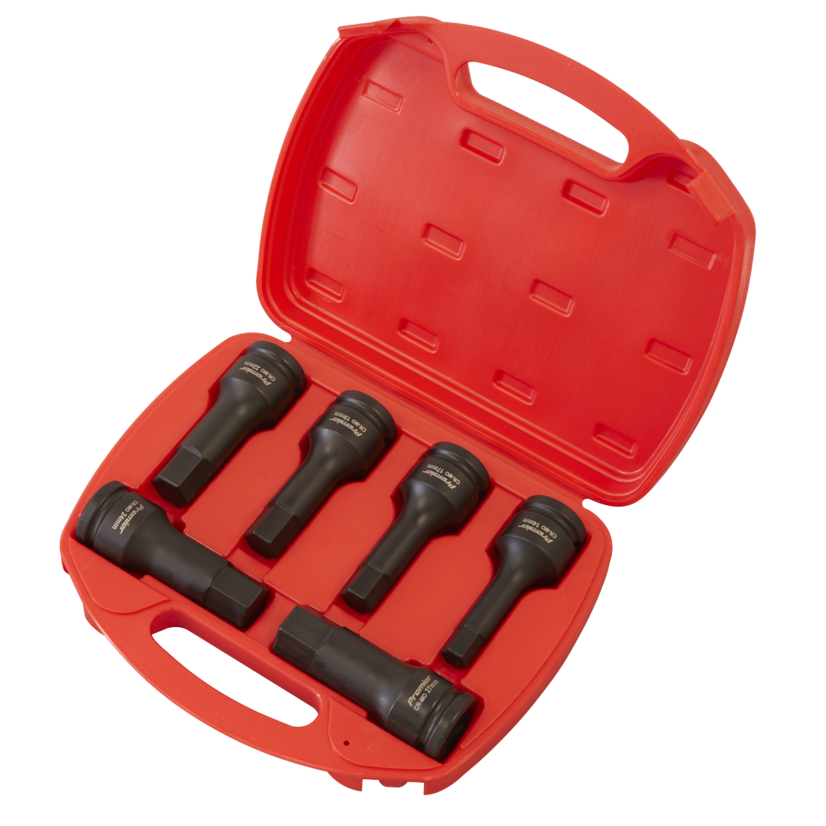 Premier Hex Impact Socket Bit Set 3/4"Sq Drive 6pc