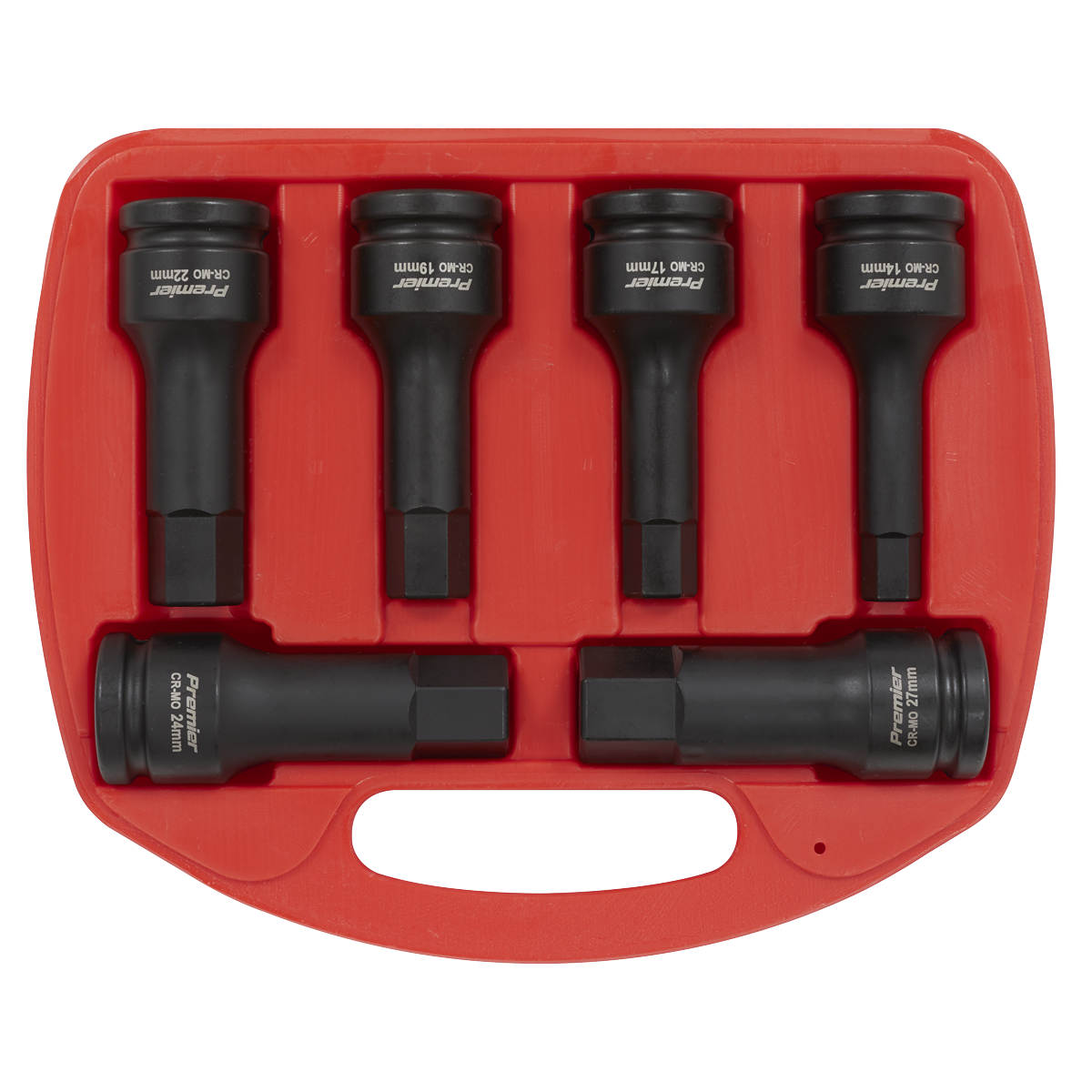 Premier Hex Impact Socket Bit Set 3/4"Sq Drive 6pc