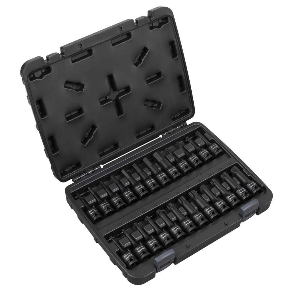 Premier Hex/TRX-Star*/Spline Impact Socket Bit Set 1/2"Sq Dr
