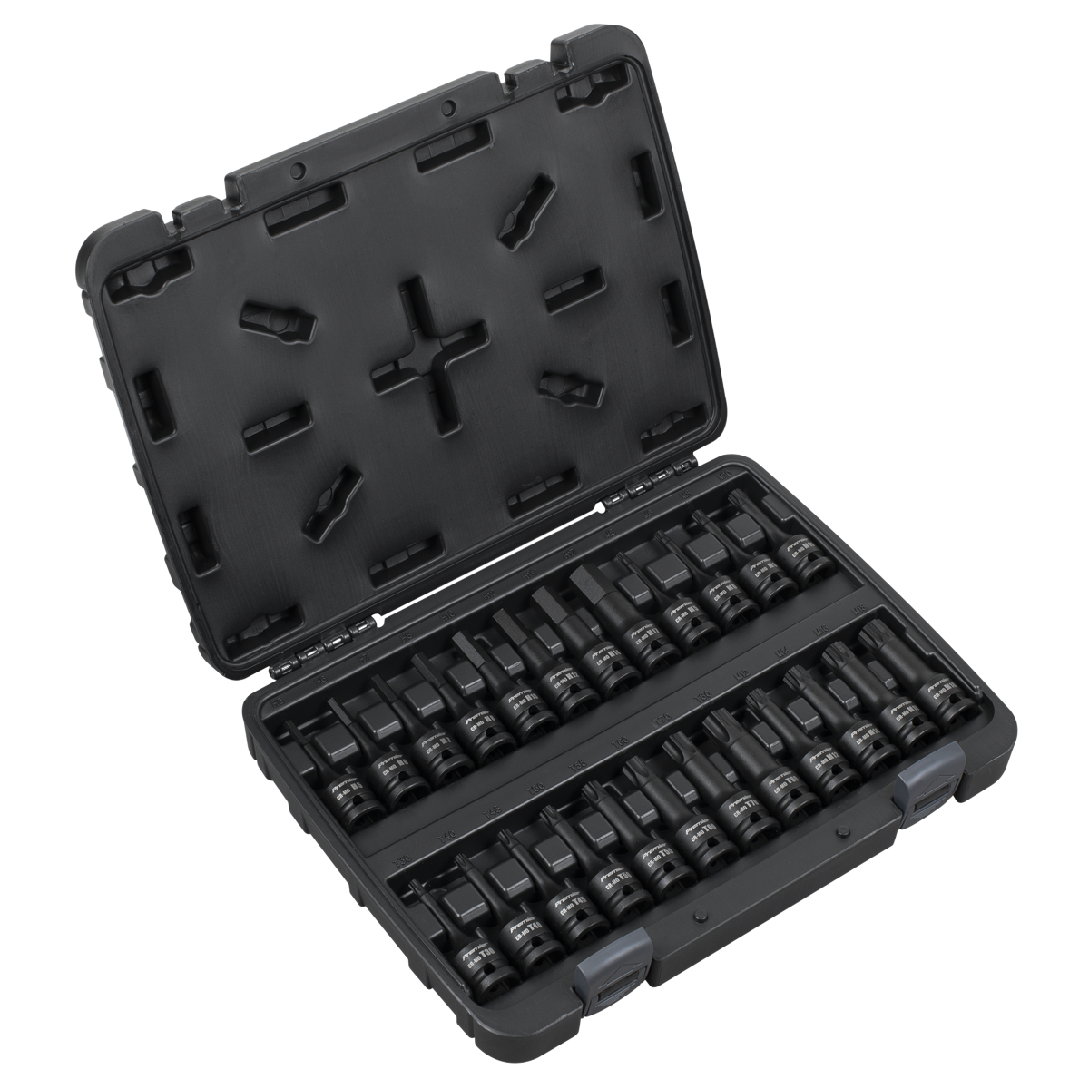 Premier Hex/TRX-Star*/Spline Impact Socket Bit Set 1/2"Sq Drive 24pc